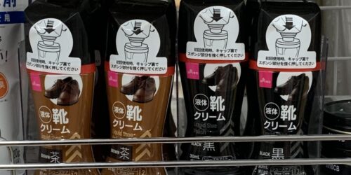 Daiso ダイソー 探険 液体靴クリーム およげ１００円