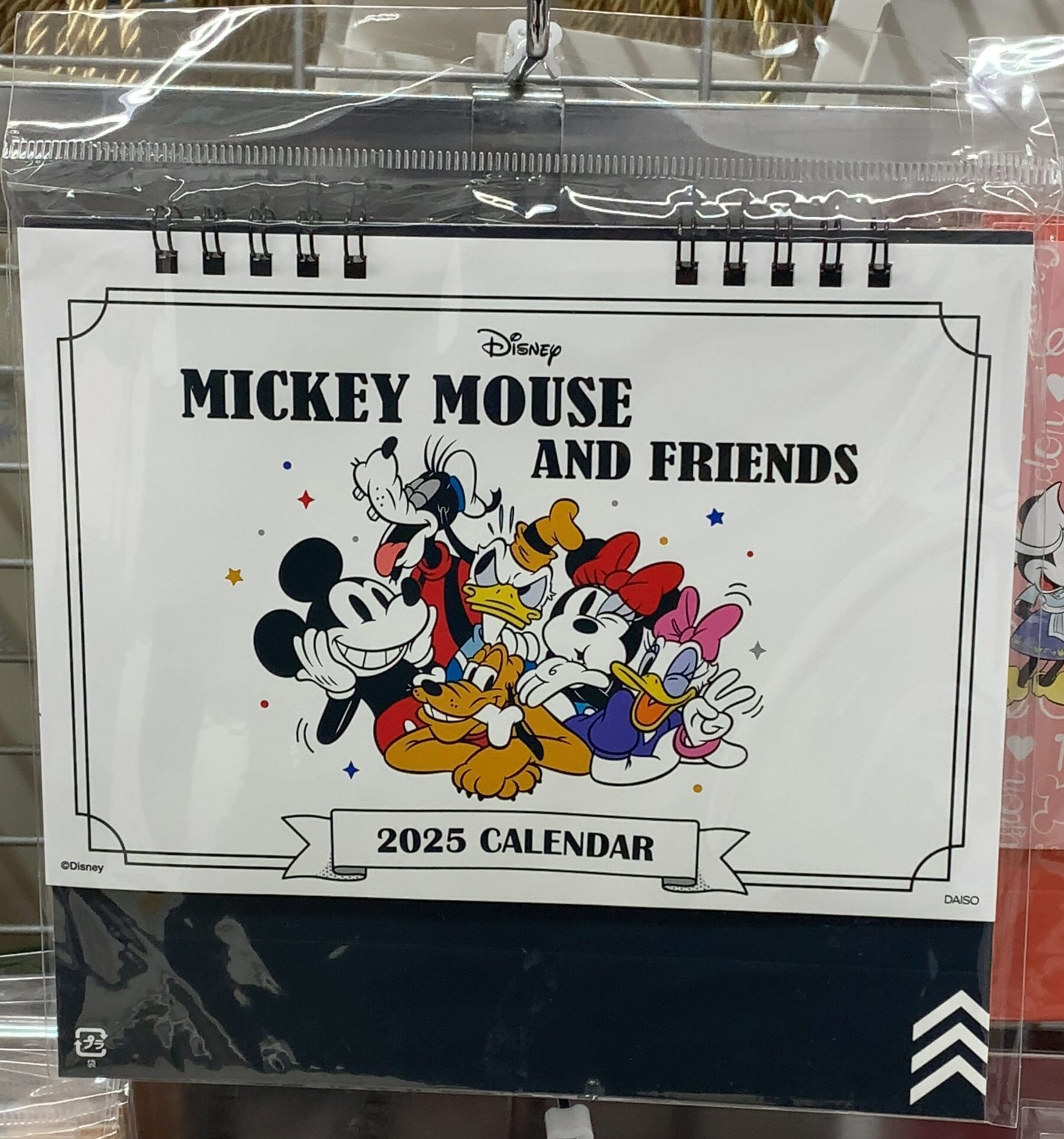 ヴィンテージ 卓上 万年 カレンダー 西ドイツ arlac社 2025年 ミッキー